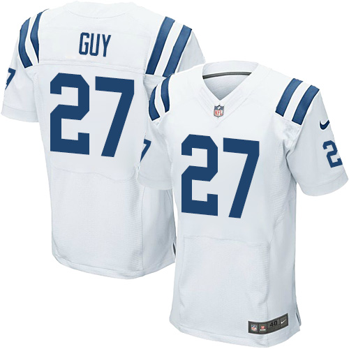 Men's Elite Winston Guy Nike Jersey White Road - #27 NFL Indianapolis Colts